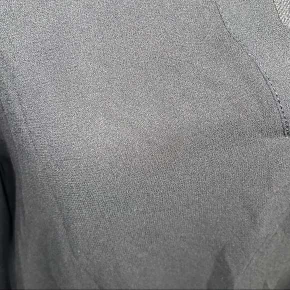 Liberty Love Chiffon Long Sleeve Tie- Front Waist Large Dress - Picture 11 of 12